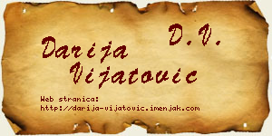 Darija Vijatović vizit kartica